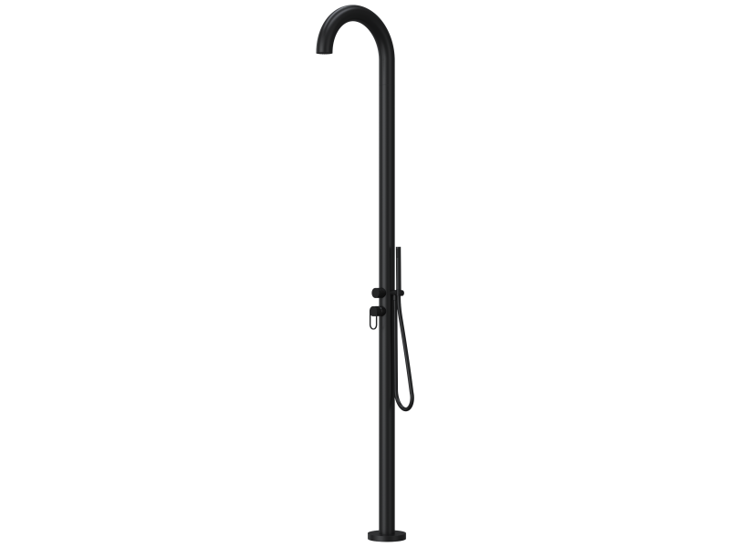 single handle mixer (H&C water) + handshower in black